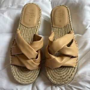 Oasis Beige Espadrille Sandals
